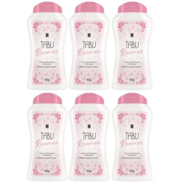 Imagem de Kit 6 Talco Desodorante Perfumado Tabu Romance 100G - Dana - Dana Cosm