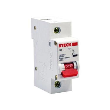Imagem de Disjuntor monopolar 100A curva C Steck