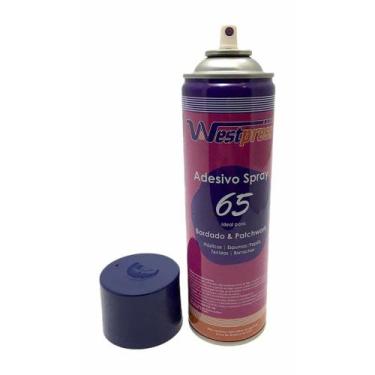 Imagem de Cola Adesivo Spray 65 Temporaria Bordado Patchwork Tecido - WESTPRESS