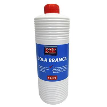 Imagem de Cola Líquida Branca Universal Artesanato Forte 1kg Kaz