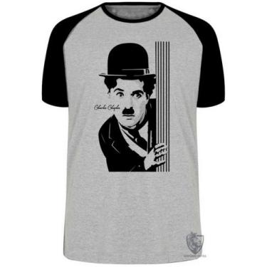 Imagem de Camiseta Charles Chaplin Blusa Plus Size extra grande adulto ou infant
