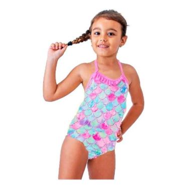 Imagem de Maio Infantil Moda Praia Verão Estampa Proteção Uv50 1 Ao 10 - anjo da
