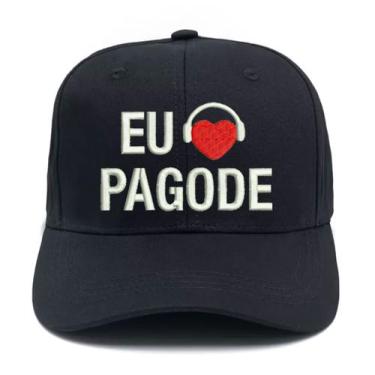 Imagem de Boné Bordado - Eu Amo Pagode - Hipercap