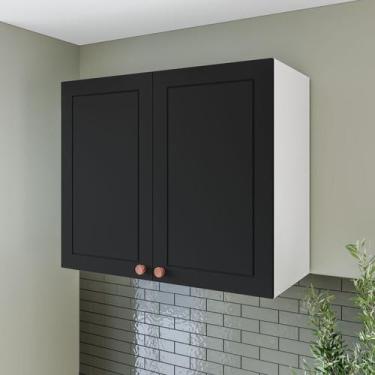 Imagem de Armário Aéreo 2 Portas 80 Cm Pérola Yescasa