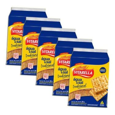 Imagem de Biscoito Vitarella Água E Sal Kit 10, Biscoito Vitarella Água E Sal, B