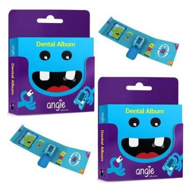Imagem de Kit 2 Livro Album Premium Estojo Para Dente De Leite Angie - Angie By 