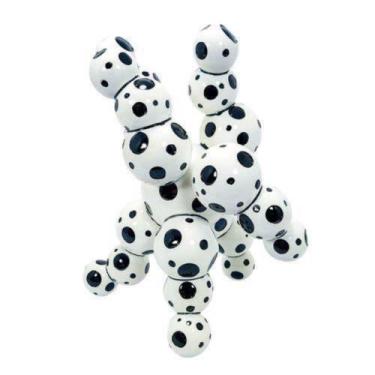 Imagem de Escultura Contemporaneo Abstrato Bola Dalmata Belissima Luxo - LUXdéco