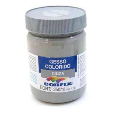 Imagem de Gesso Colorido Cinza 250ml Corfix