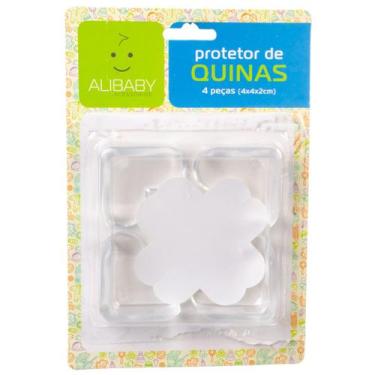 Imagem de Protetor de quina 4pcs pvc 4x4x2cm alibaby