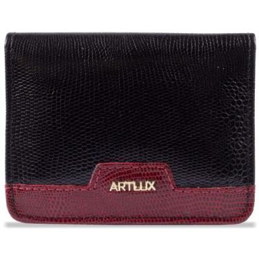 Imagem de Carteira Couro Pequena Artlux Slim 928, Preto