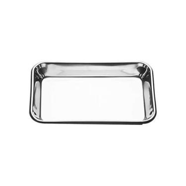 Imagem de Bandeja Inox Millenium 22 X 17 X 1,5Cm - Fava