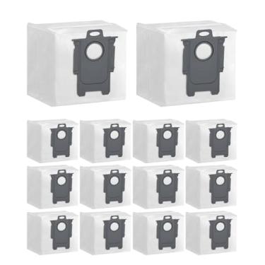 Imagem de Pacote com 14 sacos de substituição para aspirador de pó descartável grande de 2,7L para Roborock série Q7, S7 MaxVUltra, S7 Max Ultra, S7Pro Ultra, Q7 Max+, Q7+, S8 Pro Ultra, S8+, Q8 Max+ Robot