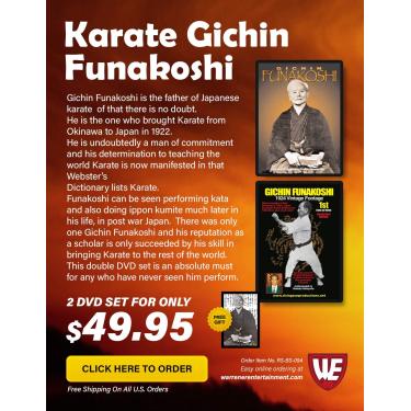 Imagem de Karate Gichin Funakoshi Special Box Set ( 2 DVDs + Free Plaque )
