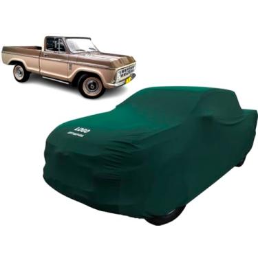 Imagem de Capa Tecido Para Camionete 2 Portas Chevrolet A10 D10 C10 (Verde)