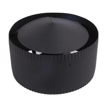 Imagem de Gralara Tampa de chaminé Tampa de ventilação de telhado Tampa de telhado à prova de chuva de aço inoxidável para exterior Tampa de chaminé de lareira, 200 Milímetros