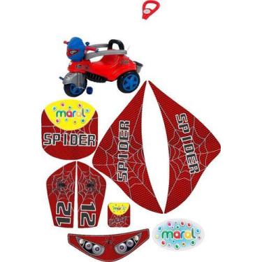 Imagem de Adesivo Complto Triciclo Baby City Maral Spider