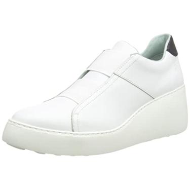 Imagem de FLY London Sapatos femininos de salto alto, Branco, 7.5-8