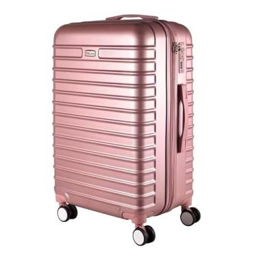Imagem de Mala Média 23KG Expansível ABS Ultra Leve Giratória Fan (Rose)