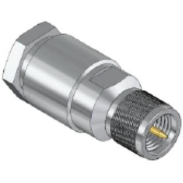 Imagem de Conector Mini Uhf Macho Reto Prensa Cabo P Cabo Rg213 Usf306 - Usivale