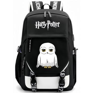 Imagem de Mochila beibao3 Harry Potter Owl College Style PU de couro PU