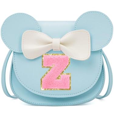 Imagem de OYLOLA Presentes de aniversário para meninas de 3, 4, 5, 6, 7 e 8 anos, bolsa infantil para meninas pequenas, presente para meninas, Azul e rosa
