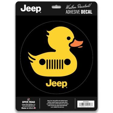 Imagem de Adesivo de vinil Jeep Duck - Adesivo divertido de pato Jeep para carro, janela ou laptop