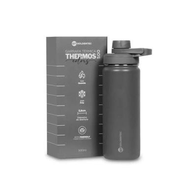 Imagem de Garrafa Térmica Original Goldentec 500ml, Cinza