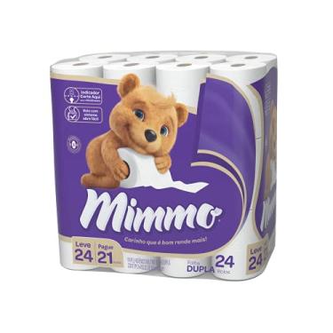 Imagem de Mimmo Papel Higiênico Folha Dupla, 30m, Leve 24 Pague 21 Rolos