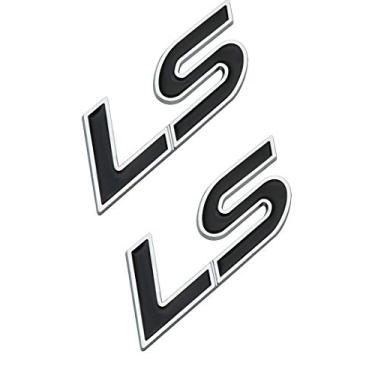 Imagem de Emblema de placa de identificação LH RH de substituição para Chevrolet Silverado Tahoe Suburban Truck SUV (Preto)