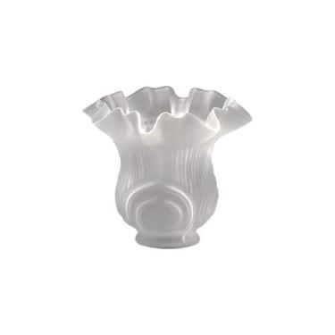 Imagem de Tulipa Caracol Fosca (Jateada) para Lustres Luminárias - CafGlass