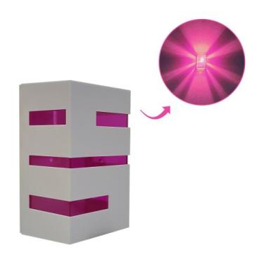 Imagem de Kit com 2 Arandela de Parede + Lente Colorida Com Lâmpada Led - Metais