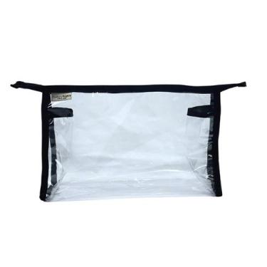 Imagem de Necessaire Grande Transparente Para Mala de Viagens E Maquiagem - Cost
