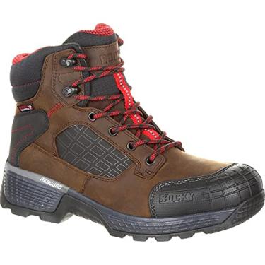 Imagem de Rocky Treadflex Composite Toe Waterproof Work Boot Dark Brown