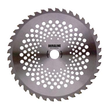 Imagem de Lâmina p/Roçadeira Duraline 40 dentes videa - diâm. 255mm x 25,4 mm (1") esp. 2,0mm/1,3mm em blister