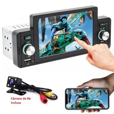 Imagem de Central Multimidia MP5 1Din 5 Polegadas, Bluetooth, Espelha o Celular 