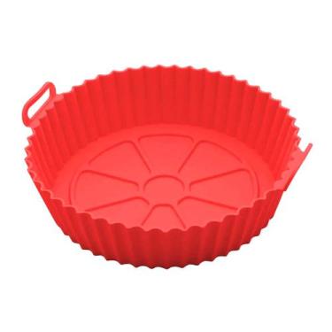 Imagem de Forro Para Air Fryer De Silicone Forma Reutilizavel Antiaderente Cores