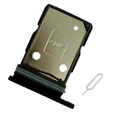 Imagem de UPONEW Para Samsung Galaxy A36 5G 2025 Bandeja de cartão SIM e suporte de cartão SIM Micro SD Peça de reposição para recipiente (preto)