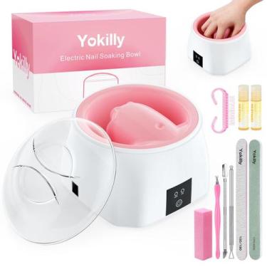 Imagem de Taça de imersão elétrica para unhas Yokilly Nail Soak off Bowl