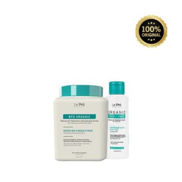 Imagem de Kit Organic Single Pass 110ml  Btx Organic 1 kg  Le Pro Cosmetics