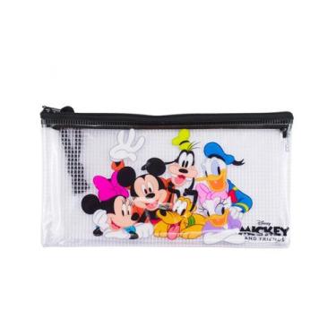 Imagem de Necessaire Estojo Transparente Turma Mickey 11.5x21cm Disney - Taimes