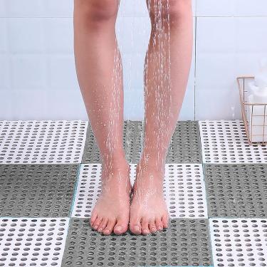 Imagem de Kit 06 Tapete Modular Box Banheiro Vestiário Antiderrapante