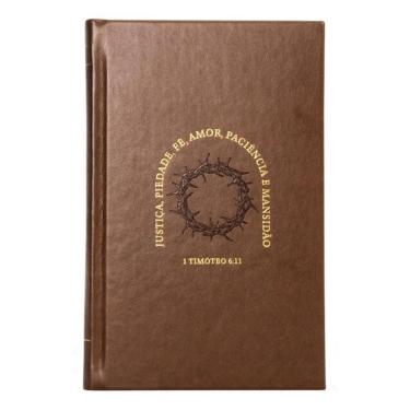 Imagem de Bíblia Nvi, Letras De Jesus Em Vermelho, Couro-Soft Marrom Sobre Capa Dura, Timóteo