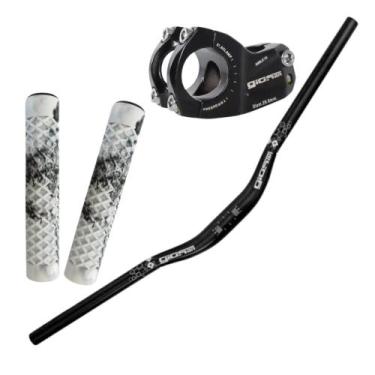 Imagem de Kit Gios Guidão Voador Manopla Mesa Giosbr 4trix, Branco 2