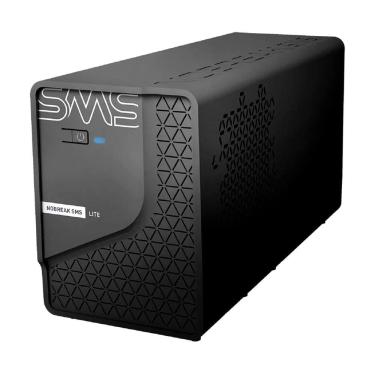 Imagem de Nobreak SMS Lite 1200VA, Bivolt/115V, Senoidal, 6 Tomadas, Preto