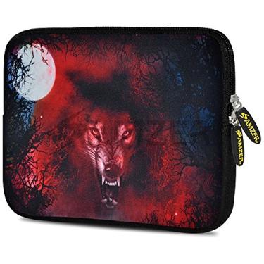 Imagem de Amzer Capa de neoprene para iPad/Tablet/e-Reader e Notebooks, Lobo Vermelho (AMZ5233077)