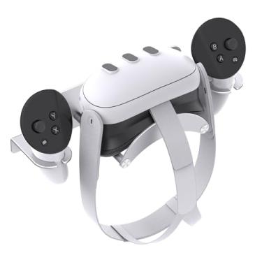 Imagem de DGPCT VR Wall Mount Hanger Compatible with Meta Oculus Quest 3/2/Pro, Aluminium Vr Stand Hook for Most VR Headset & Controller, Two Storage Options & Space Saving Quest 3 VR Holder Storage Hook