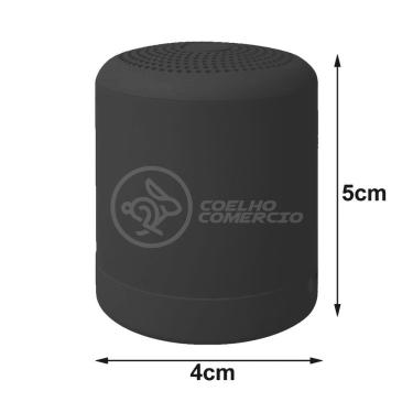 Imagem de Mini Caixa De Som Wireless Speaker Potente Bluetooth Preto