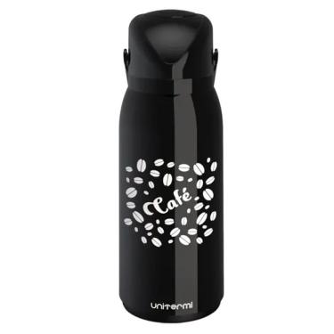 Imagem de Garrafa Térmica Verona Decorada 1,8 L Preto