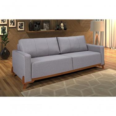 Imagem de Sofá Maldivas 1,70 Linho Fixo Base Madeira Living Império Linho 199