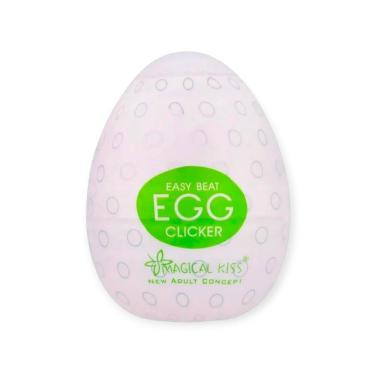 Imagem de Masturbador Egg Clicker - Magical Kiss - Branco